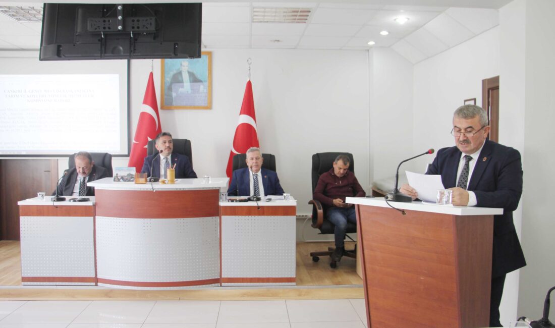 Orta ilçesinde 2 bin 130 adet arılı kovan bulunuyor İl Genel Meclisi’nin dünkü birleşiminde Orta ilçesine yapılan tarım yatırımları