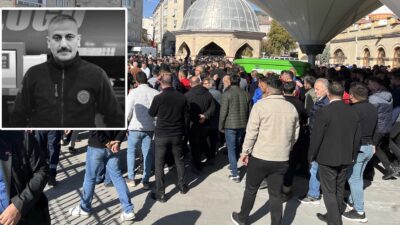 Çankırı Belediyesi İtfaiye Müdürlüğü personellerinden Gürak Güngör (41) toprağa verildi.