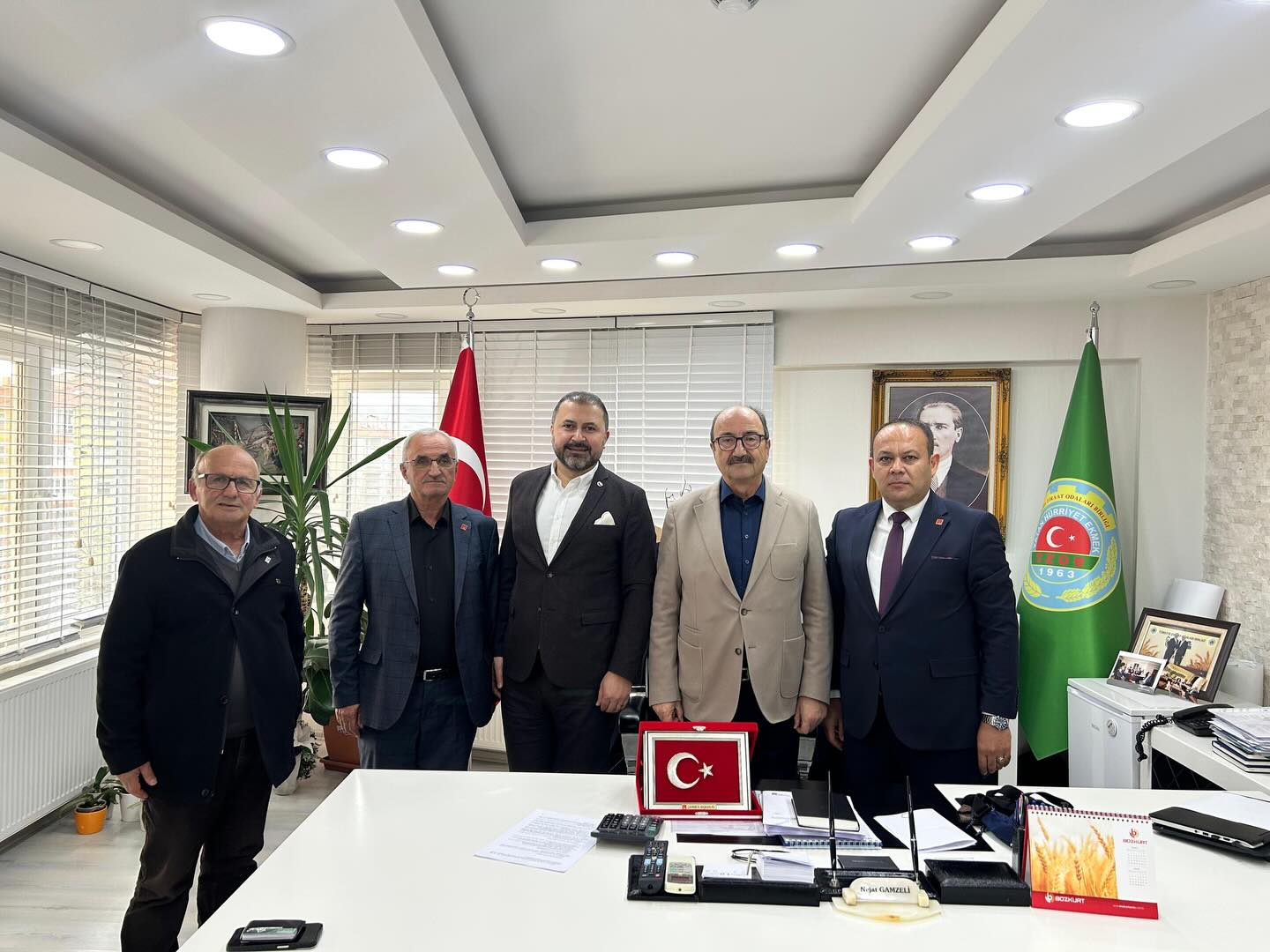 CHP Çankırı İl Başkanı Galip Ağaoğlu, Çankırı Ziraat Odası Başkanı