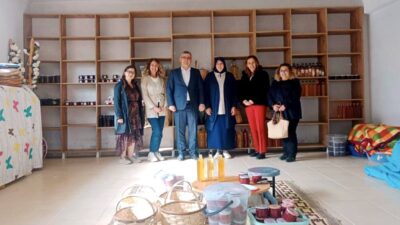 Çankırı TKDK İl Koordinatörü Emre Akbıyık ve İl Koordinatörlüğünde çalışanlar
