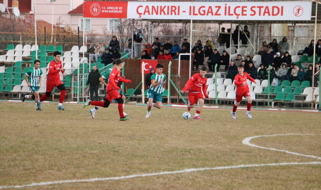 ILGAZ SPOR:2 ÇERKEŞ BELEDİYE SPOR:0 Çankırı U-16 ligi başladı