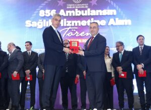 Sağlık Bakanı Prof. Dr. Kemal Memişoğlu’nun teşrifleriyle, 856 ambulansın sağlık