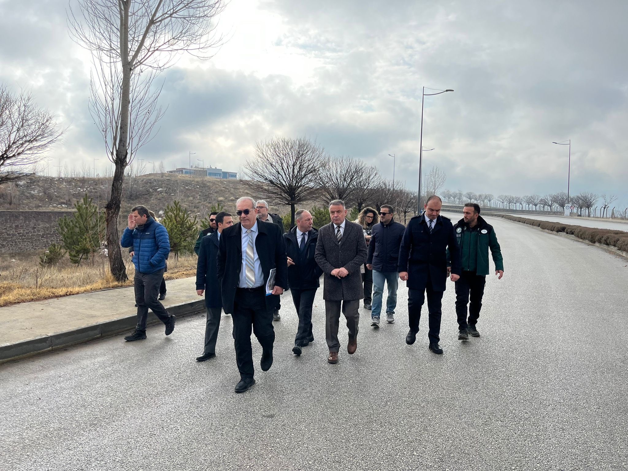 Çankırı Karatekin Üniversitesi ve Çankırı Devlet Hastanesi’nin bulunduğu alandaki heyelan