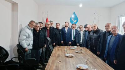 İYİ Parti Çankırı İl Başkanı İbrahim Doğu ve yönetim kurulu