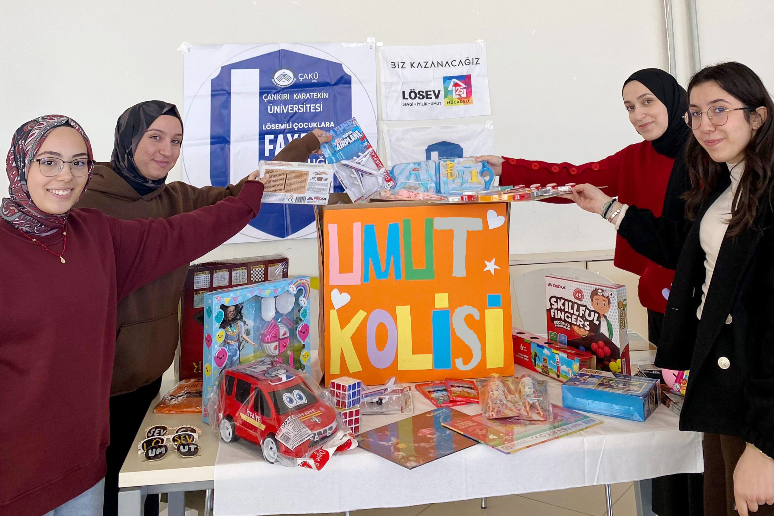 Çankırı Karatekin Üniversitesi LÖSEV Fayda Topluluğu tarafından Uluyazı Yerleşkesinde “Umut