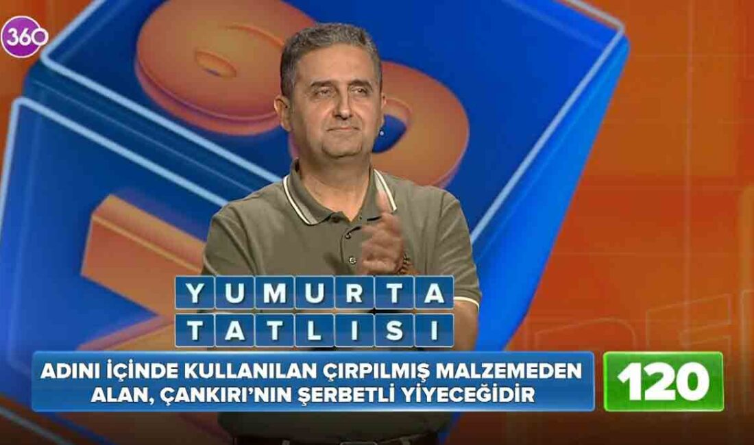 360 TV kanalında Alper Ateş’in sunuculuğunu yaptığı “Ben Bilirim” yarışmasında