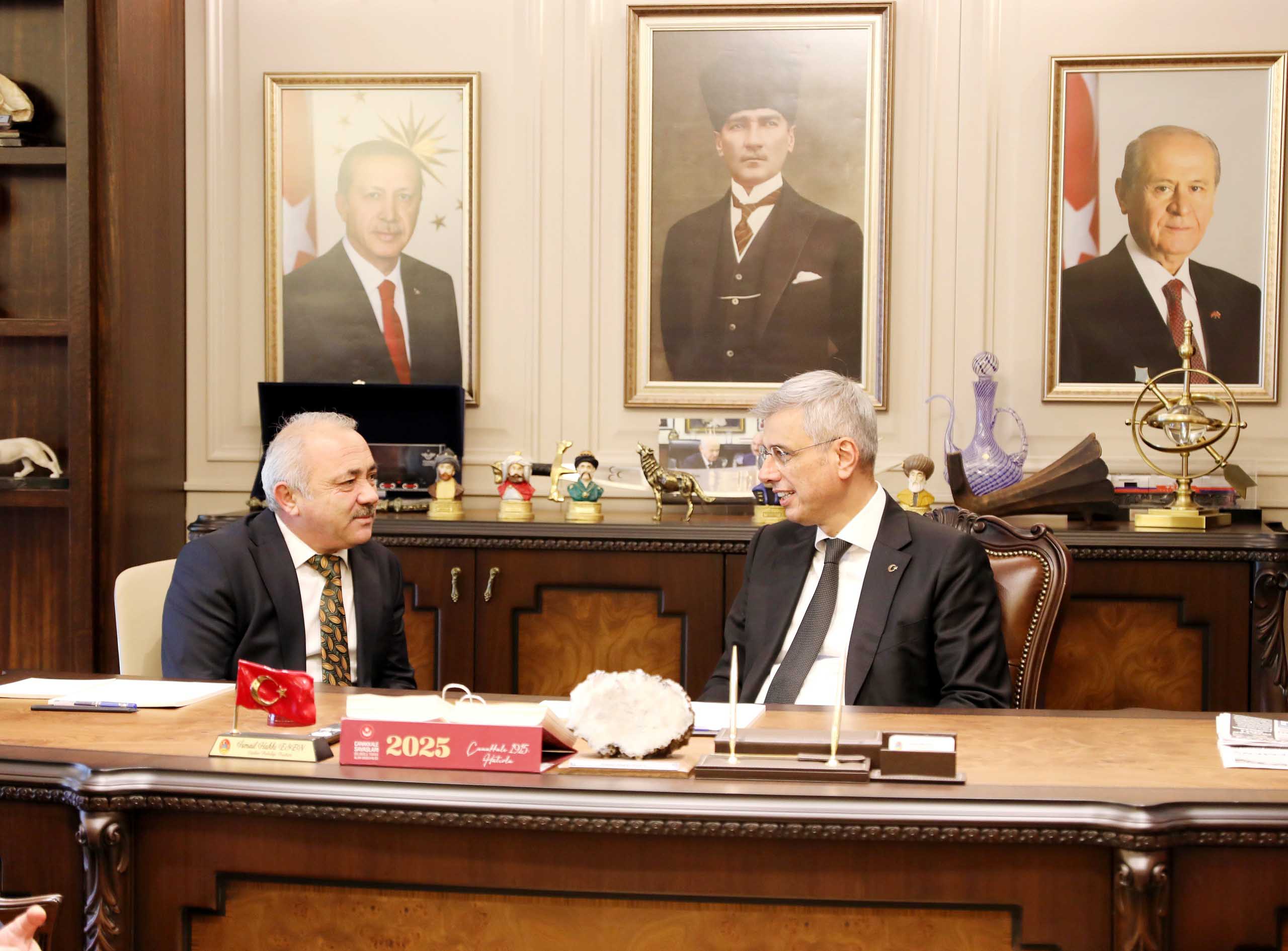 Bir dizi ziyaretler için Çankırı’ya gelen Prof. Dr. Kemal Memişoğlu,