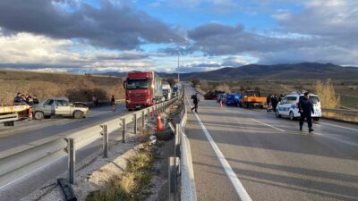Çankırı’da aynı bölgede meydana gelen iki trafik kazasında iki kişi