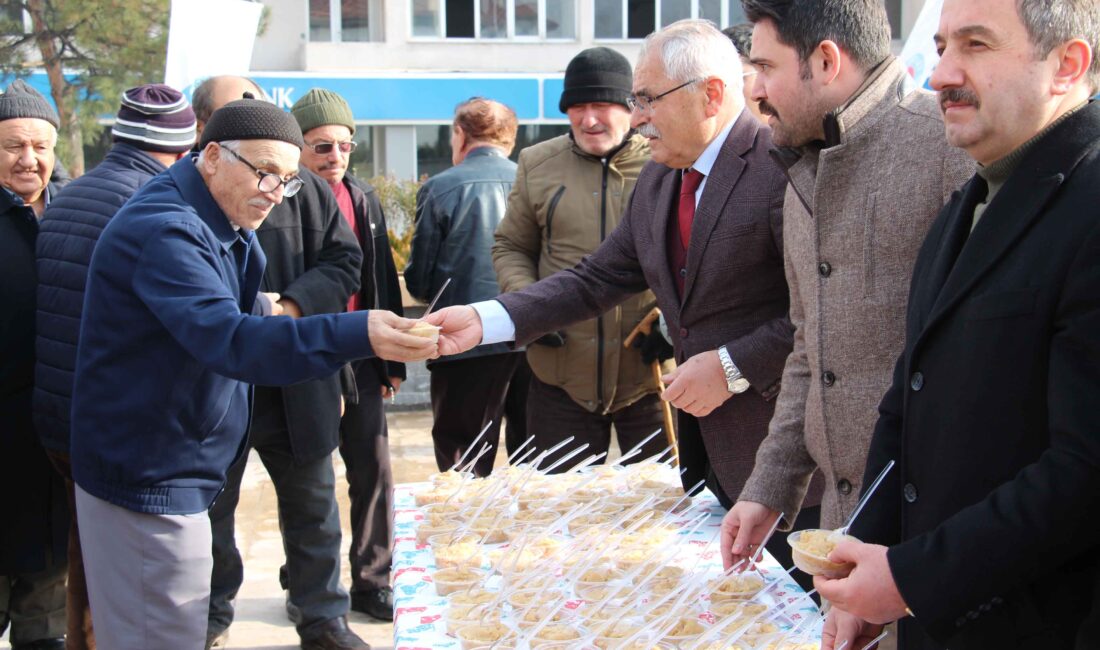 TÜRKAV helva ikram etti Türkiye Kamu Çalışanları Kalkınma ve Dayanışma Vakfı (TÜRKAV) Çankırı İl