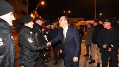 Çankırı Valisi M. Fırat Taşolar, Belediye Başkanı İsmail Hakkı Esen,