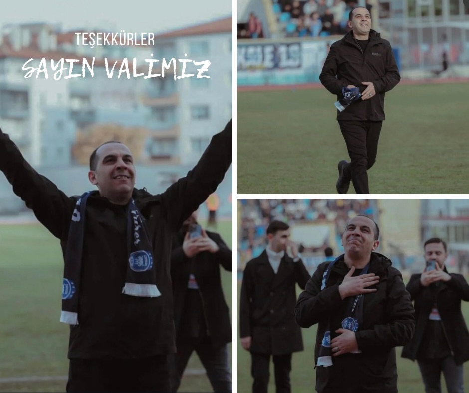 Çankırı Futbol Kulübü, en büyük destekçilerinden olan Vali Fırat Taşolar’ı