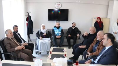 Çankırı İl Müftüsü Mehmet Şahin’in katılımlarıyla Eldivan Huzurevi ziyaret edildi.