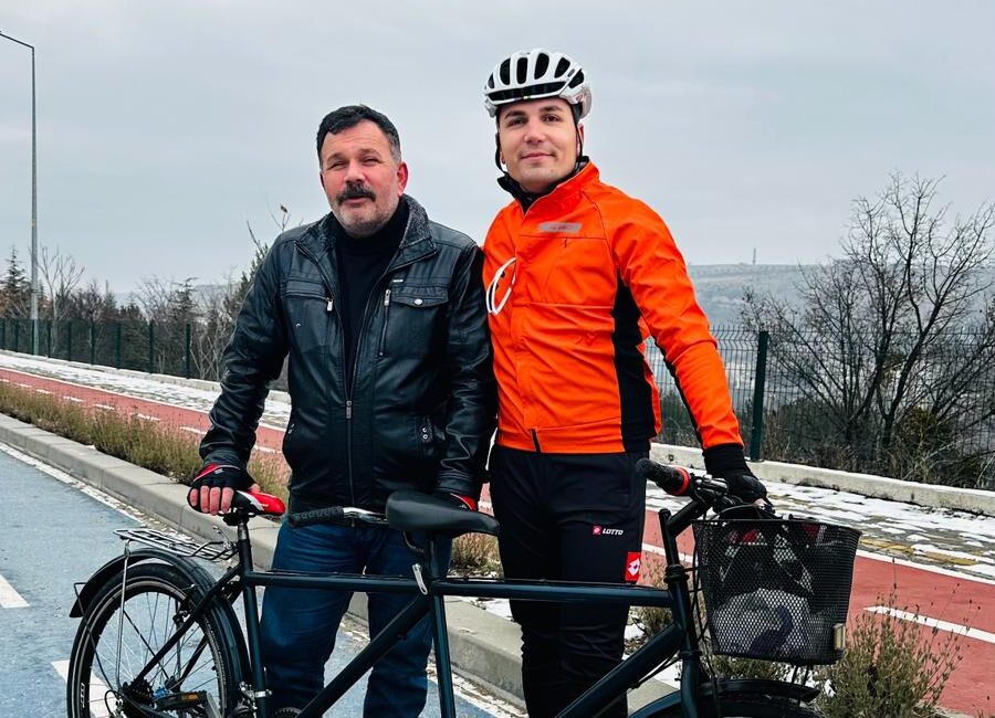 Görme engelli bireyler bisiklete binebilecek Çankırı 18 Vites Bisiklet ve Doğa Sporları Kulübü ile Memur-Sen