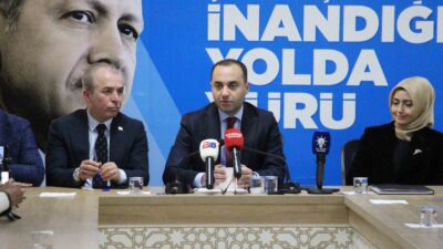 AK Parti İl Başkanı Koray Erdoğan, düzenlediği basın toplantısında Çankırı’ya