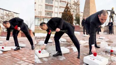 Iğdır’a görevlendirilen Vali Fırat Taşolar, ilk görev gününde, Iğdır’da şehit