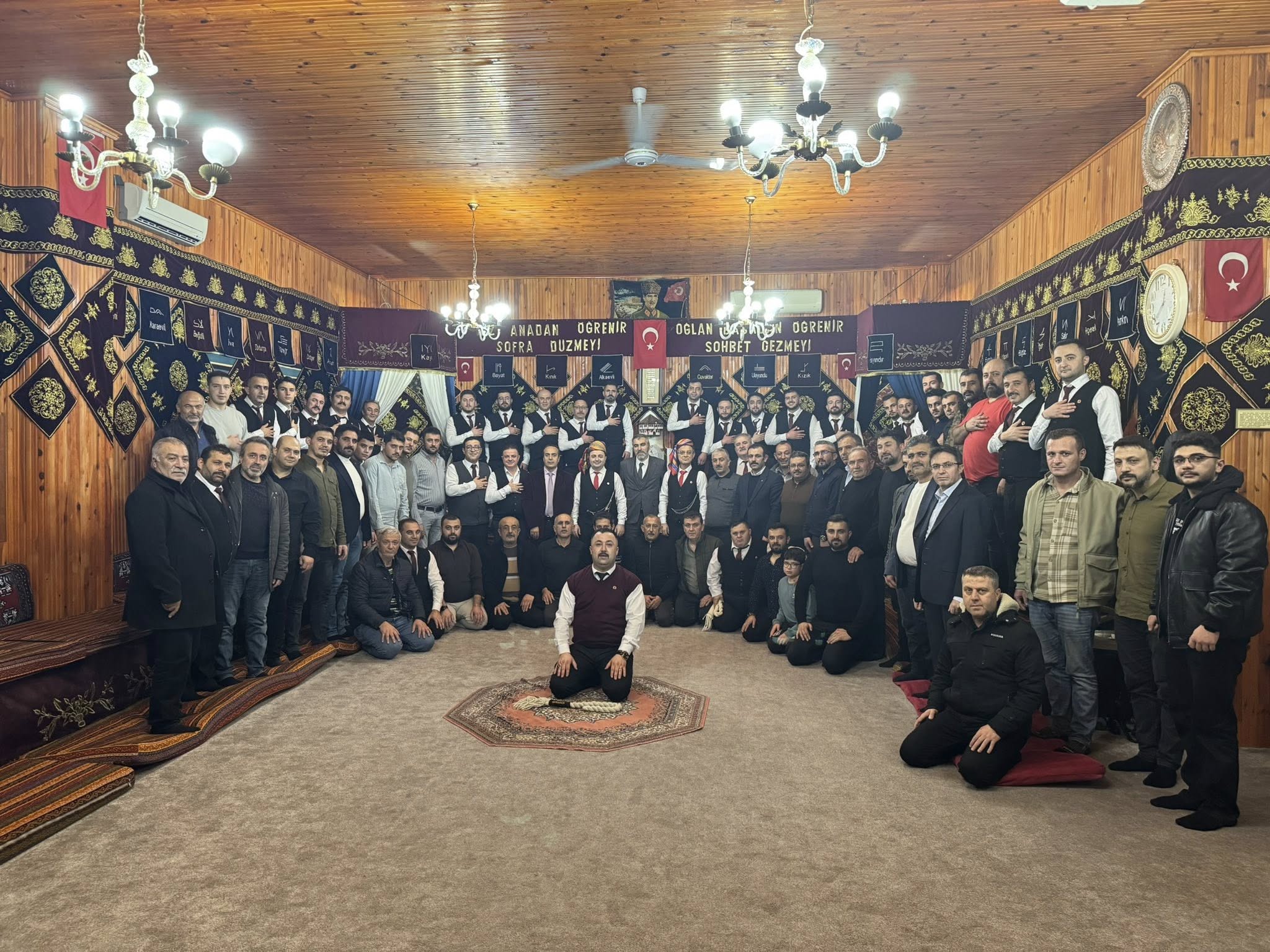 Çankırı Oğuz Boyları Yaren Derneği Ekibi Reisi Cemalettin Ceyhan ve