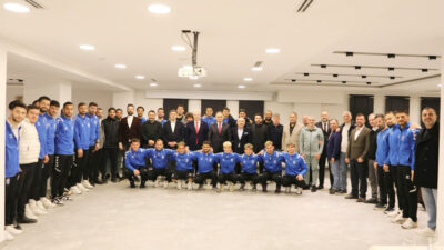 Çankırı FK yönetici ve futbolcuları ilin protokolü ile TuzLife Otel’de