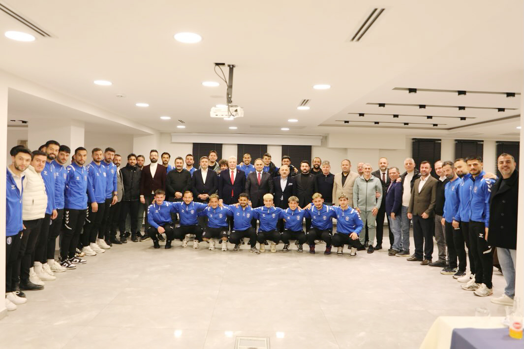 Çankırı FK yönetici ve futbolcuları ilin protokolü ile TuzLife Otel’de