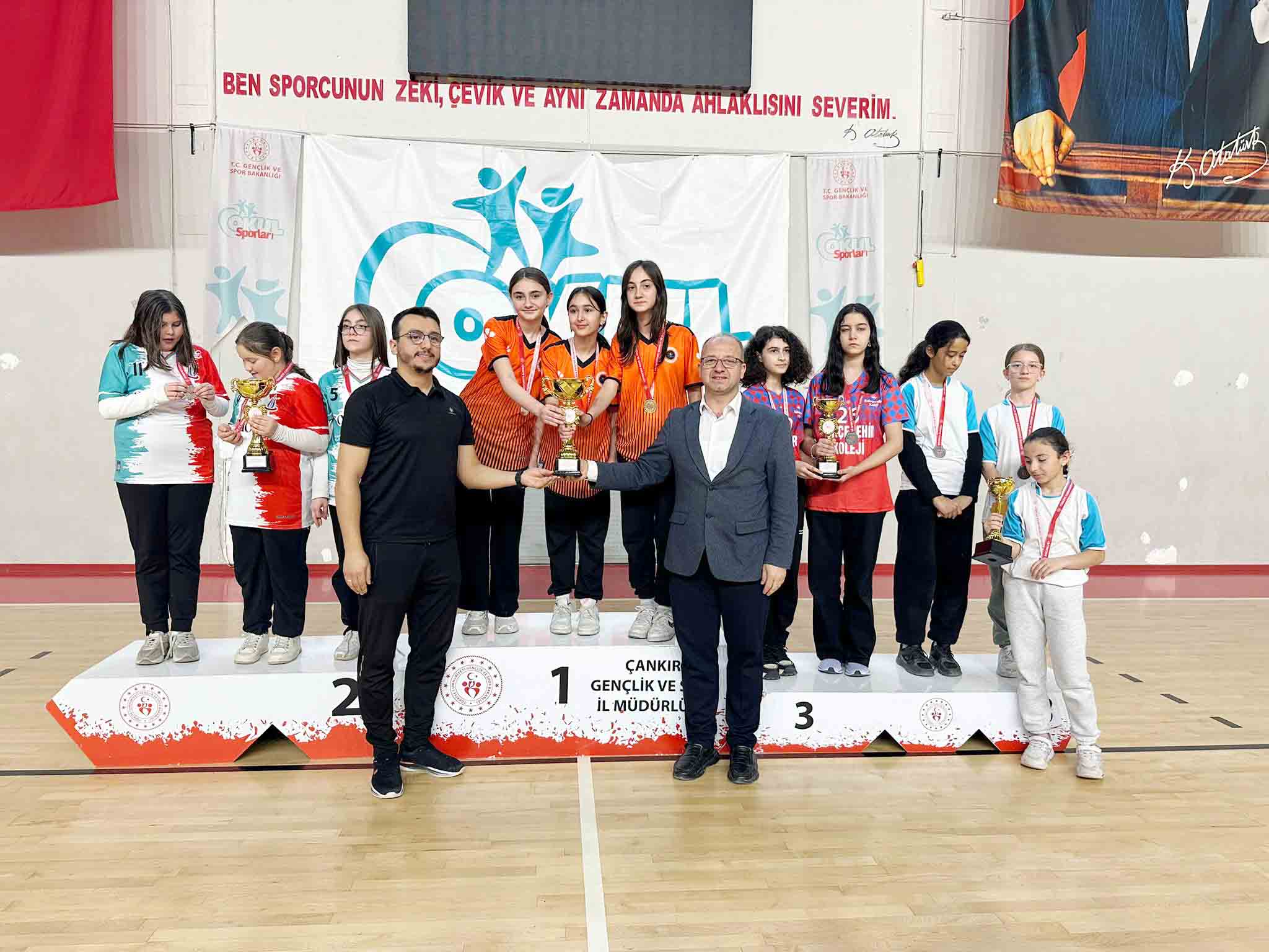 2025-2026 eğitim ve öğretim dönemi çerçevesinde gerçekleştirilen okul müsabakaları birçok