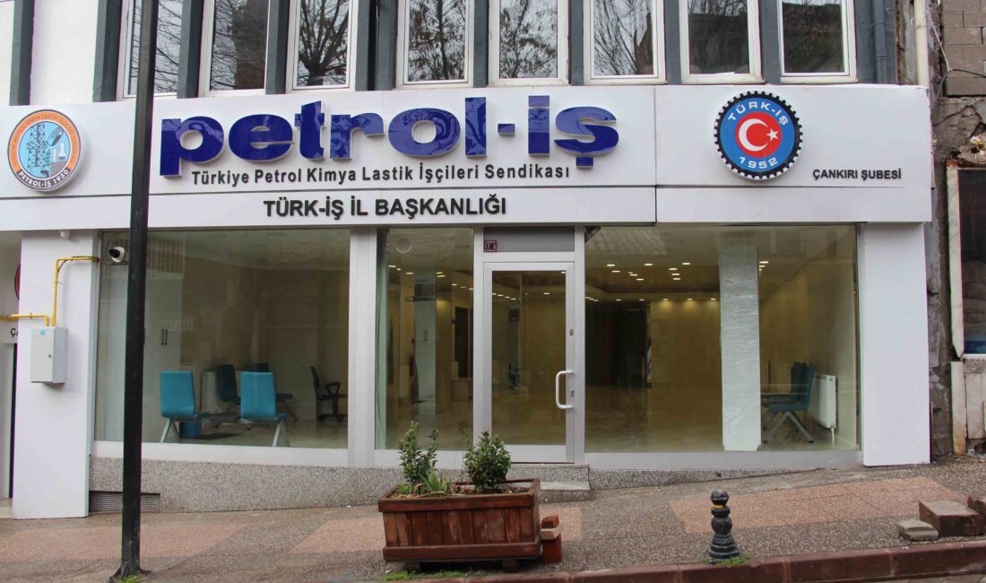 Petrol-İş Sendikası Çankırı Şubesi yeni binasına taşındı Kurulduğu günden beri Belediye İş Merkezi’nde faaliyet gösteren Petrol iş