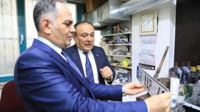 Çankırı Valisi Hüseyin Çakırtaş, Şoförler ve Otomobilciler Odası’nı ziyaret ederek