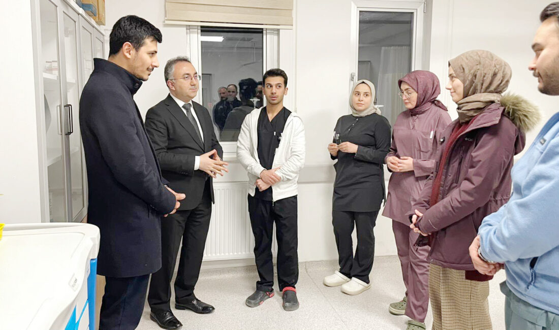 Bulut, Orta’da incelemelerde bulundu İl Sağlık Müdürü Dr. Öğretim Üyesi Yunus Emre Bulut, Sağlık