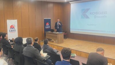 Çankırı KOSGEB, ÇAKÜ Teknokent ve ÇAKÜ TTO iş birliğiyle düzenlenen