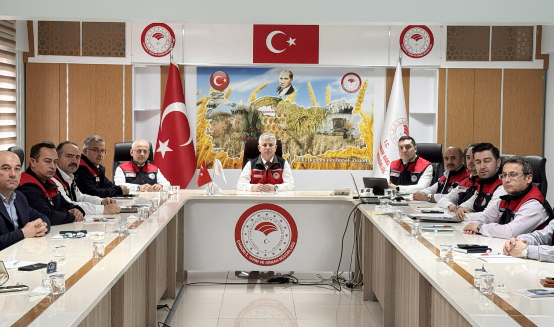Değerlendirme Toplantısı Yapıldı Çankırı Tarım ve Orman Müdürlüğünce düzenlenen Şube Müdürleri ve İlçe