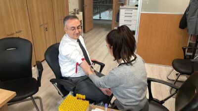 İl Sağlık Müdürlüğü’nde periyodik sağlık kontrolleri aralıksız sürüyor. Çalışanların meslek