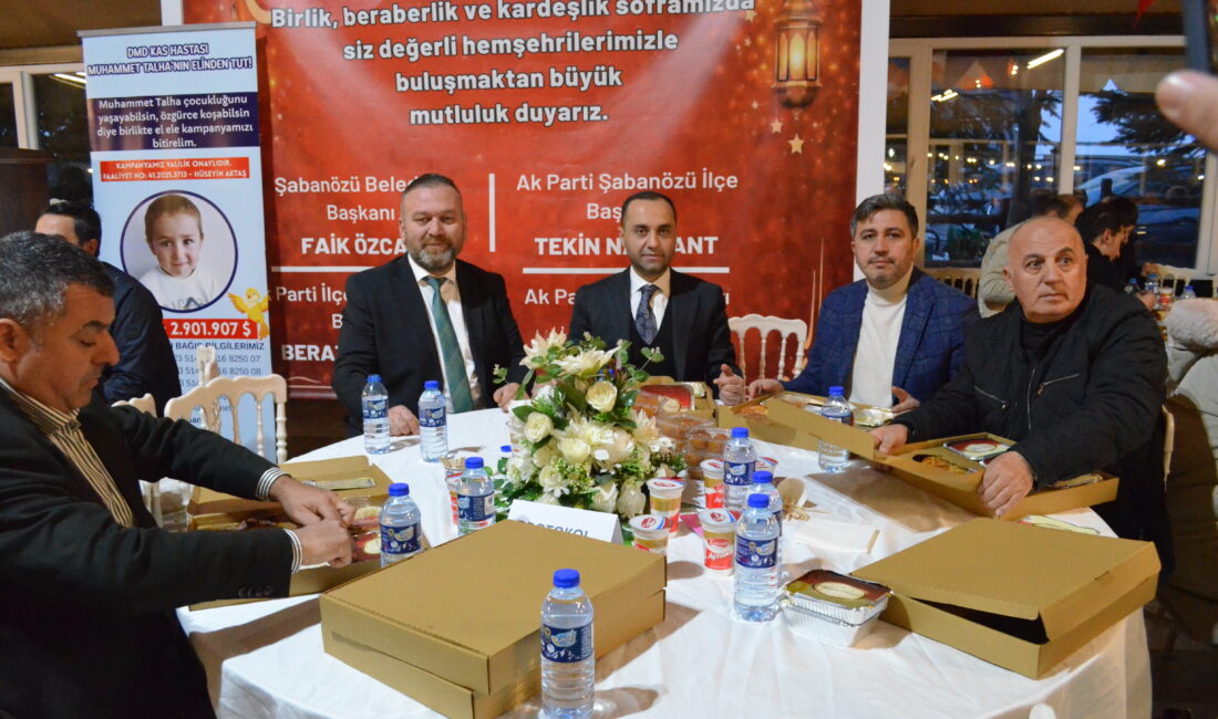 AK Parti Şabanözü İlçe Başkanlığı tarafından iftar programı düzenlendi ÇANKIRI (AA) – AK Parti Şabanözü İlçe Başkanlığı tarafından iftar