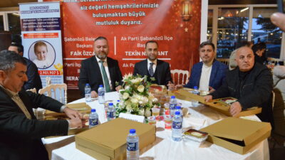 ÇANKIRI (AA) – AK Parti Şabanözü İlçe Başkanlığı tarafından iftar
