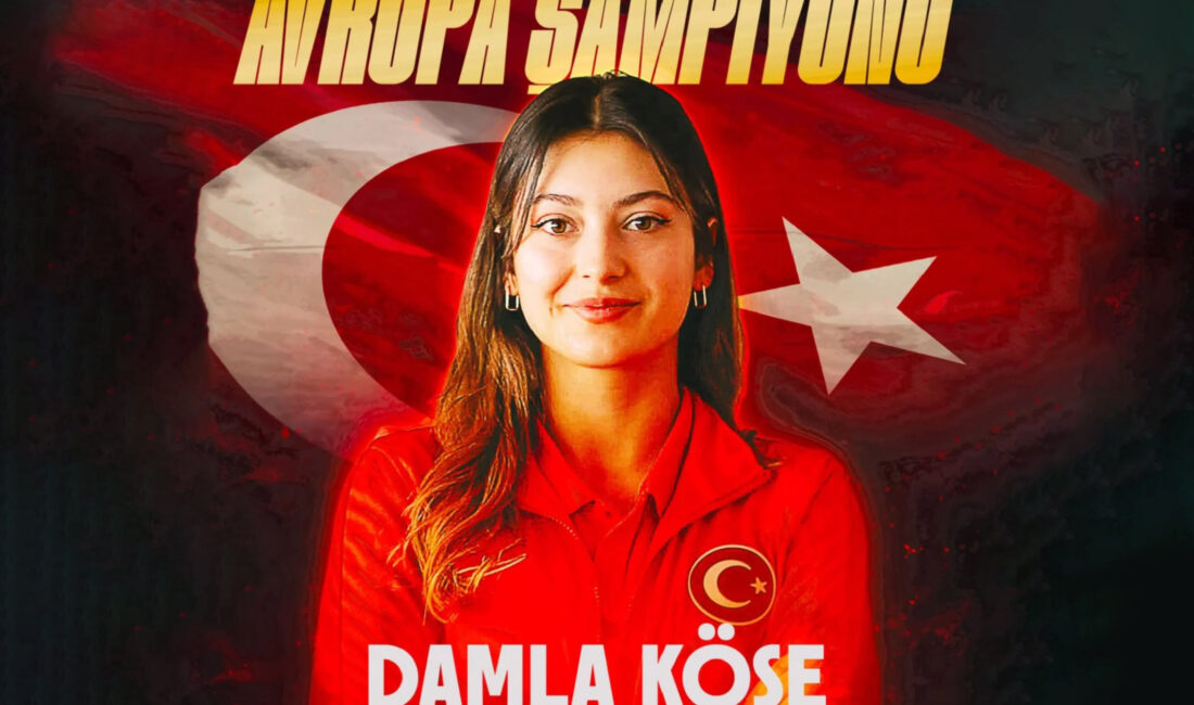 Milli sporcu hemşehrimiz Damla Köse, Havalı Silahlar Avrupa Şampiyona’sı finalinde
