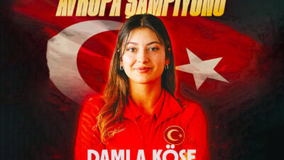 Milli sporcu hemşehrimiz Damla Köse, Havalı Silahlar Avrupa Şampiyona’sı finalinde