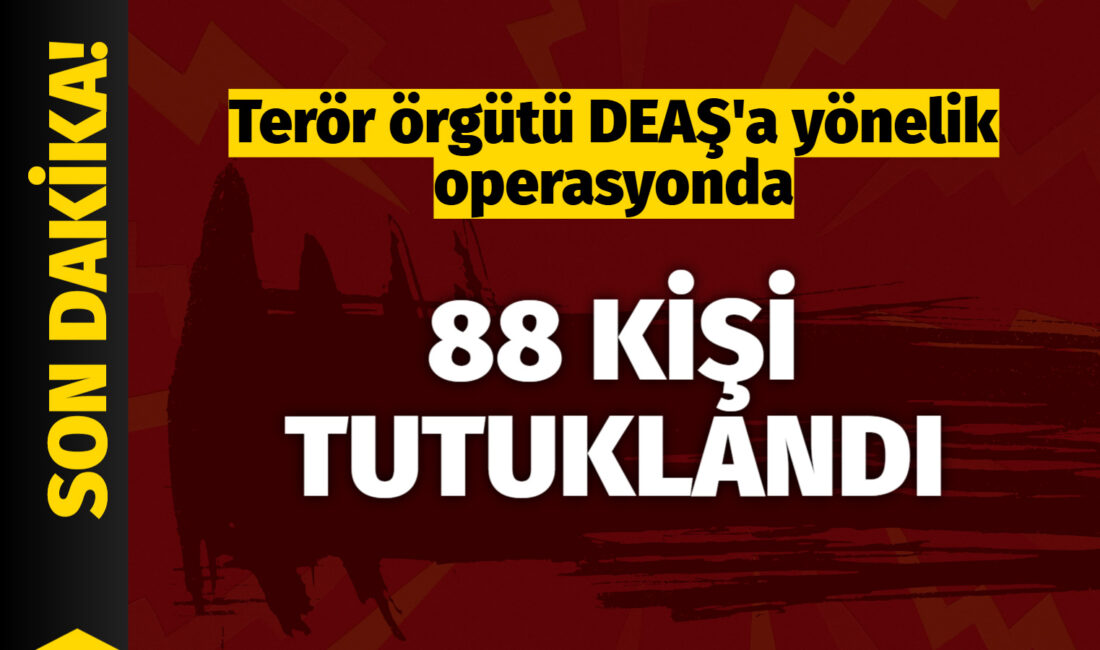 Terör örgütü DEAŞ’a yönelik 24 ildeki operasyonlarda 88 şüpheli yakalandı İçişleri Bakanlığı, aralarında Çankırı’nın da olduğu 24 ilde terör örgütü