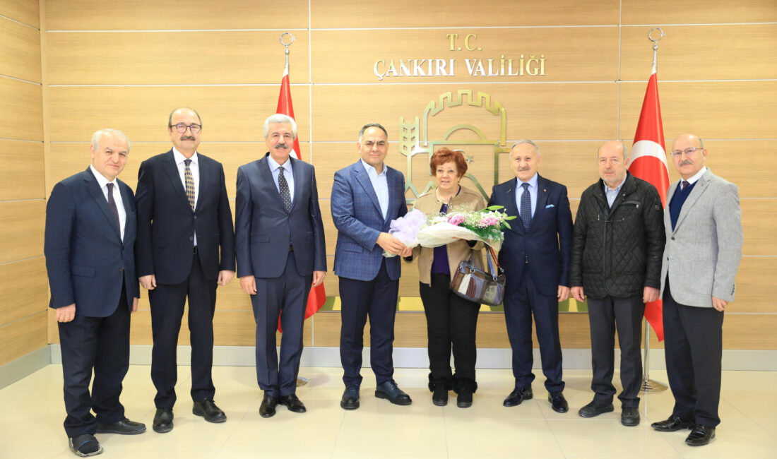 Çankırı Turizm Derneği Başkanı Nusret Acar ve yönetim kurulu üyeleri