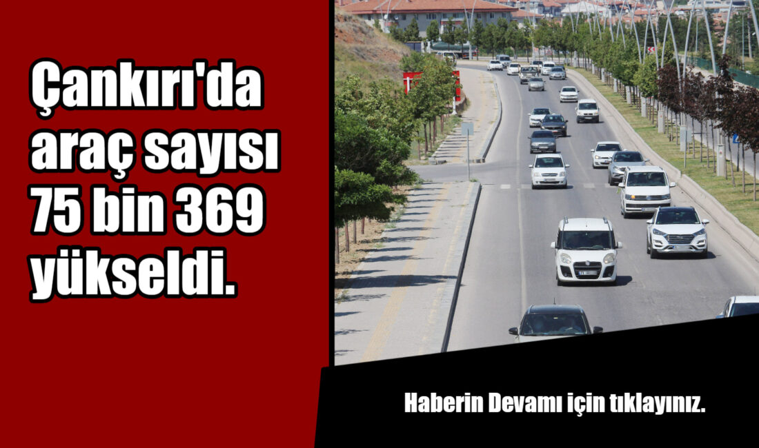 Çankırı araç sayısı 75 bin 369 Türkiye İstatistik Kurumu Başkanlığı (TÜİK) Motorlu Kara Taşıtları, Şubat 2026
