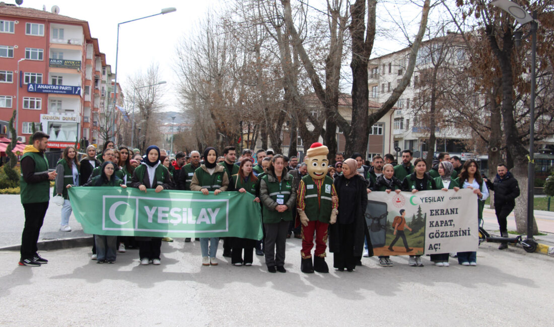 Günün anlam be önemi üzerine konuşan Yeşilay Çankırı İl Başkanı