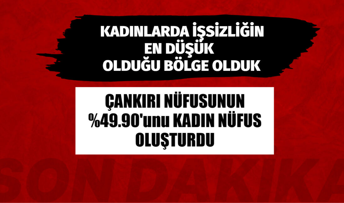 Kadınlarda işsizliğin en düşük olduğu bölge olduk Türkiye İstatistik Kurumu Başkanlığı (TÜİK) İstatistiklerle Kadın, 2025 haber bültenini