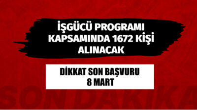 8 Mart 2026 tarihine kadar sürecek müracaatlar çerçevesinde 10 Mart