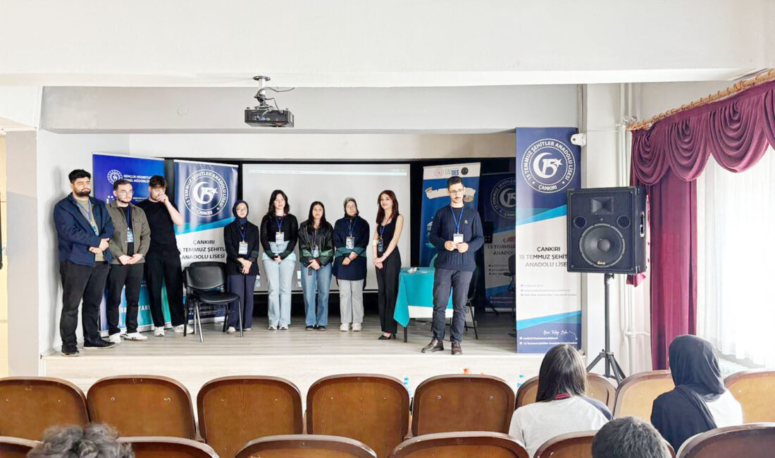 Fakülteden Liseye Hukuk Köprüsü: ÜNİDES ile Gençler Hukukla Buluştu Çankırı Karatekin Üniversitesi Hukuk Fakültesi öğrenci toplulukları, Gençlik ve Spor