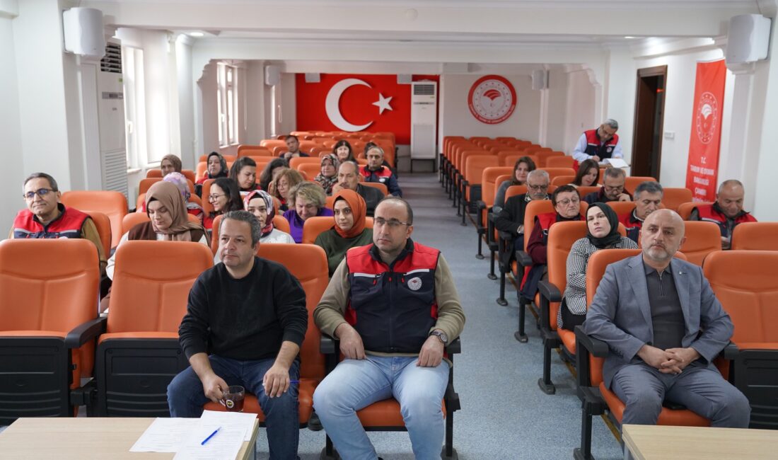 İş Sağlığı ve Güvenliği Eğitimi Verildi Çankırı Tarım ve Orman Müdürlüğü toplantı salonunda, 6331 Sayılı İş