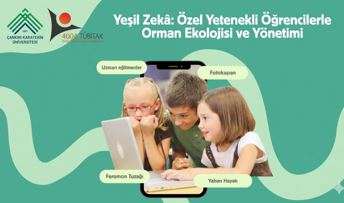 Çankırı Karatekin Üniversitesi Ortaklığında Hazırlanan TÜBİTAK 4004 Projesi Desteklenmeye Hak Kazandı Mamak Bilim ve Sanat Merkezi ile Çankırı Karatekin Üniversitesi ortaklığında hazırlanan “Yeşil