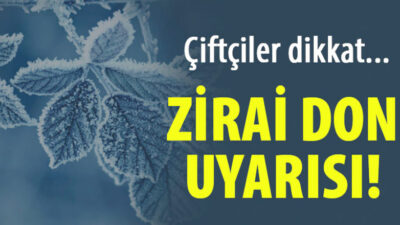 Meteoroloji Genel Müdürlüğü’nün son verilerine göre Çankırı ve çevresinde zirai