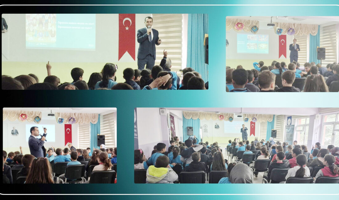 TÜBİTAK tarafından yürütülen Bilim Söyleşileri programı kapsamında, Mareşal Çakmak İlkokulu’nda