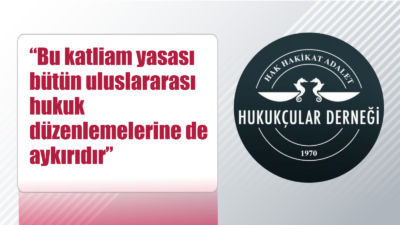 İsrail parlamentosunda kabul edilen idam yasasına tepki gösteren Hukukçular Derneği