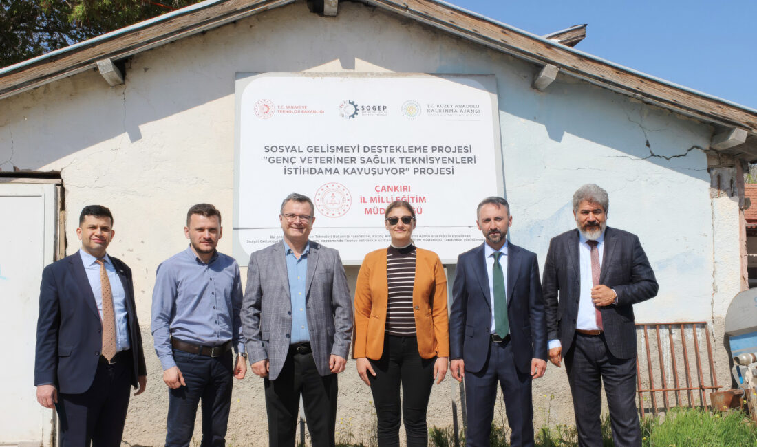 Çankırı’da KUZKA desteğiyle hayata geçirilen “Genç Veteriner Sağlık Teknisyenleri İstihdama