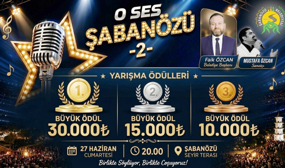 Şabanözü Belediyesi, ilçedeki yetenekleri gün yüzüne çıkarmak ve sanata destek