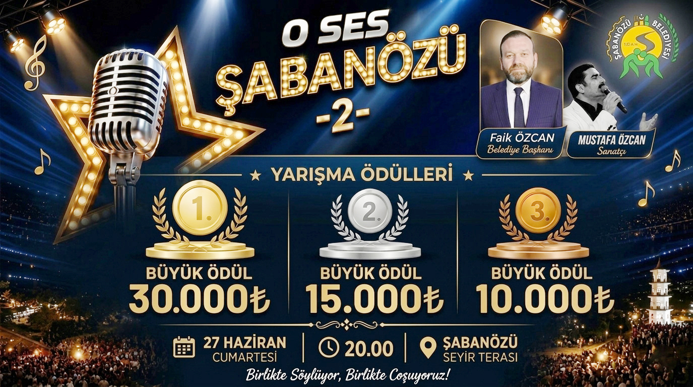 "O Ses Şabanözü" Heyecanı Başlıyor!