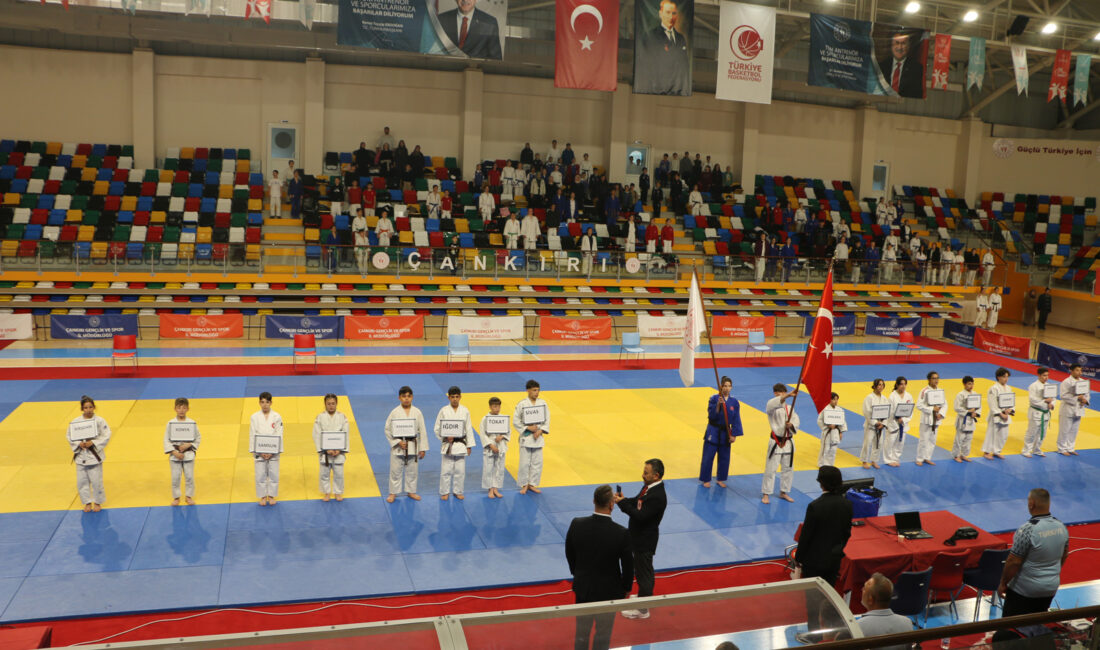 Minik judocular madalya için Çankırı’da yarıştı Türkiye Judo Federasyonu’nun yıllık faaliyet programında yer alan ” Çankırı