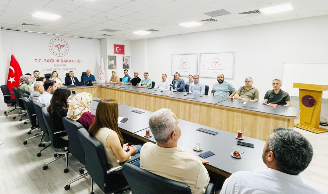 “Stok Değerlendirme Toplantısı” Yapıldı Çankırı İl Sağlık Müdürü Dr. Öğr. Üyesi Yunus Emre Bulut